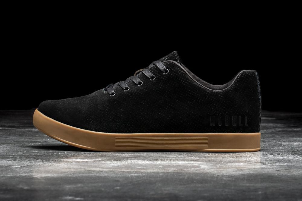 NOBULL Patike Za Trening Muške - Nobull Gum Suede Crne (708243-JBE)